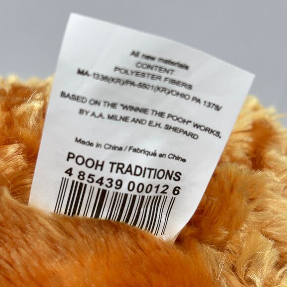 Disney Store Pooh  Bear Plush Santa Claus Suit Hat Coat 14 Inch Exclusive Toy - Picture 8 of 9